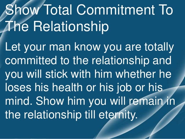 Ways To Divulge Commitment In A Relationship Ways To Show Commitment In A Relationship